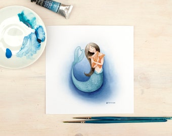 mermaid - art print