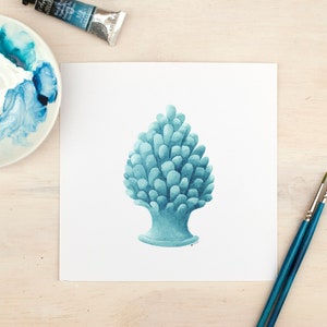 Pigna siciliana - art print