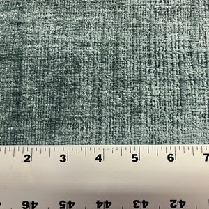 Premium Aqua Pearl Chenille Crypton Coated Upholstery Fabric By the Yard