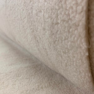 Regal Fabric Angelina Sherpa Fabric / Faux Lamb Fur Upholstery / 6 Colors  in Stock / Fabric by the Yard 