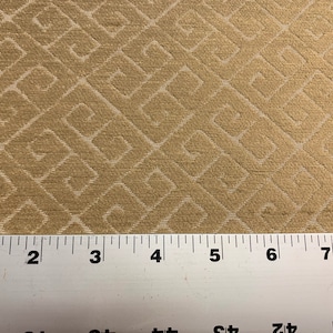 Golden Key Design Chenille Crypton Coated Upholstery Fabric By the Yard