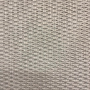May include: White woven fabric with a textured, grid-like pattern.