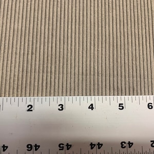 Tan Corduroy Crypton Coated Upholstery Fabric By the Yard