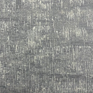 Lakeside Light Blue & Off White Chenille Crypton Coated Upholstery Fabric By the Yard
