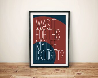 Phish Lyric Art | Stash | Was It For This? | DONUT EDITION | PDF/Jpg | A4+Letter+8x10 | Instant Download | Digital Print | Printable