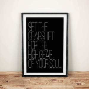 Phish Lyric Art | Run Like An Antelope — Gear | PDF/Jpg | A4+Letter+8x10 | INSTANT DOWNLOAD | Digital Print | Wall Art | Printable Poster