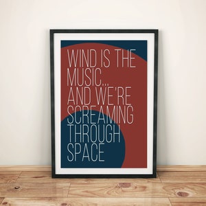 Phish Lyric Art | Soul Planet | Wind Is The Music | DONUT EDITION | PDF/Jpg | A4+Letter+8x10 | Instant Download | Digital Print | Printable