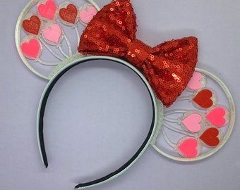 Valentine's Day Heart Balloons 3D Printed Mouse Ears