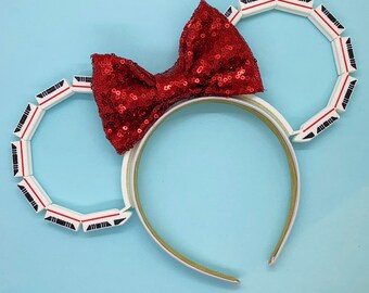 Monorail (Choice of Stripe Color) 3D Printed Mouse Ears