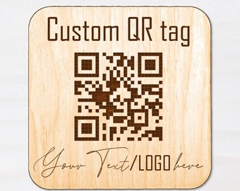 Posavasos con código QR personalizado, tapetes de cerveza grabados y personalizados, menú escaneable, logotipo de bar o cafetería