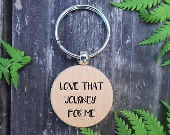 Retro Motel Keychain Love That Journey for Me