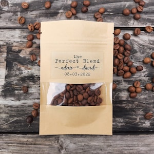 Kaffee Gastgeschenke Hochzeit Taschen Die perfekte Mischung Kaffeebeutel Personalisierte Kaffee Sitzsack Gastgeschenke Hochzeit Gastgeschenke Kaffee Gastgeschenke