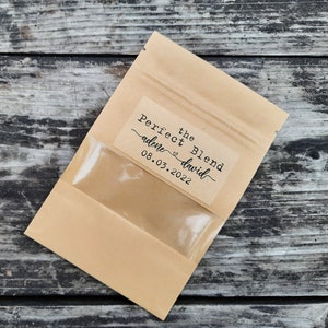 Kaffee-Hochzeits-Bevorzugung-Beutel Die perfekte Mischung-Kaffee-Beutel-personalisierter Kaffee-Bean-Beutel-Hochzeits-Beutel-Brautpartybevorzugung-Kakao-Bevorzugungen-Tasche 3.5x5.5