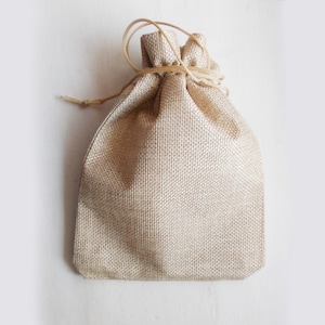 Burlap Gift Bag Natural Gift Wrapping Jute Bag Country Rustic Wedding Party Favor Bags Baby Shower Gift Bag Birthday Gift Wrapping