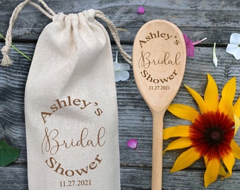 Bridal Shower Gift Engraved Wooden Spoon Custom Engraved Wood Spoon Wedding Shower Favor Kitchen Gift Wedding Spoon Gift Wedding Favor