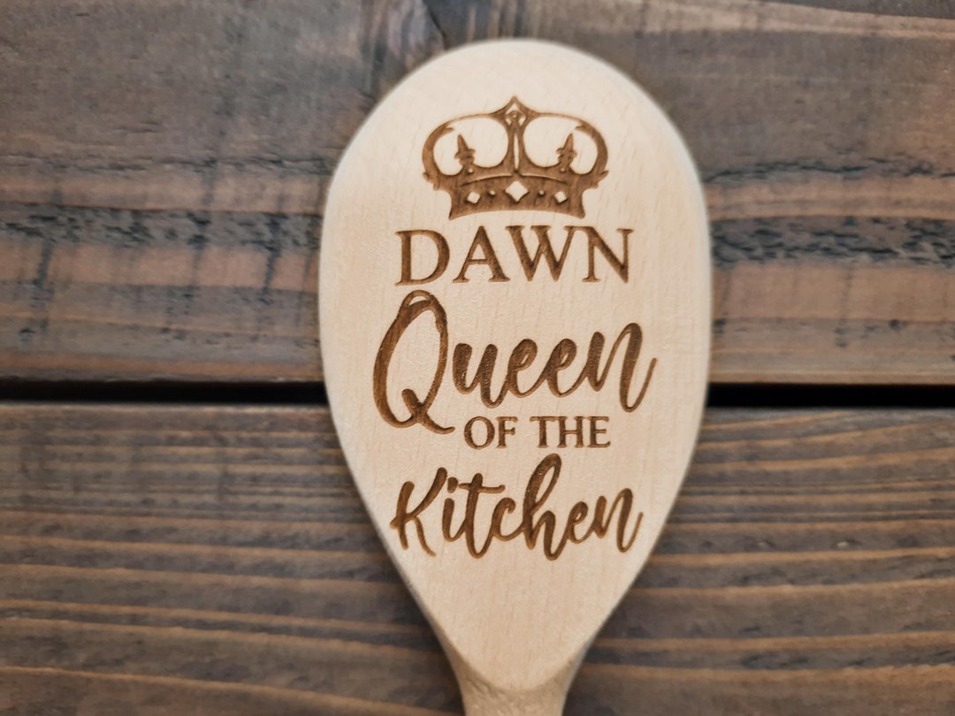 Spoon Text Personalised Spoon Custom Engraved Wooden Spoon Your Name on Spoon Your ...