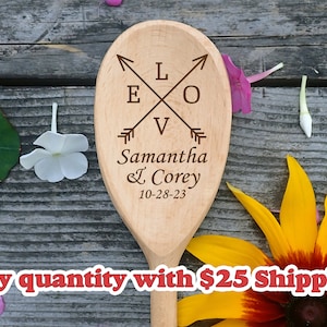 Wedding Wooden Favors Spoons Bulk Price Bridal Shower Gift Custom Engraved Wooden Spoon Wedding Shower Favor Personalized Spoon Wedding Gift
