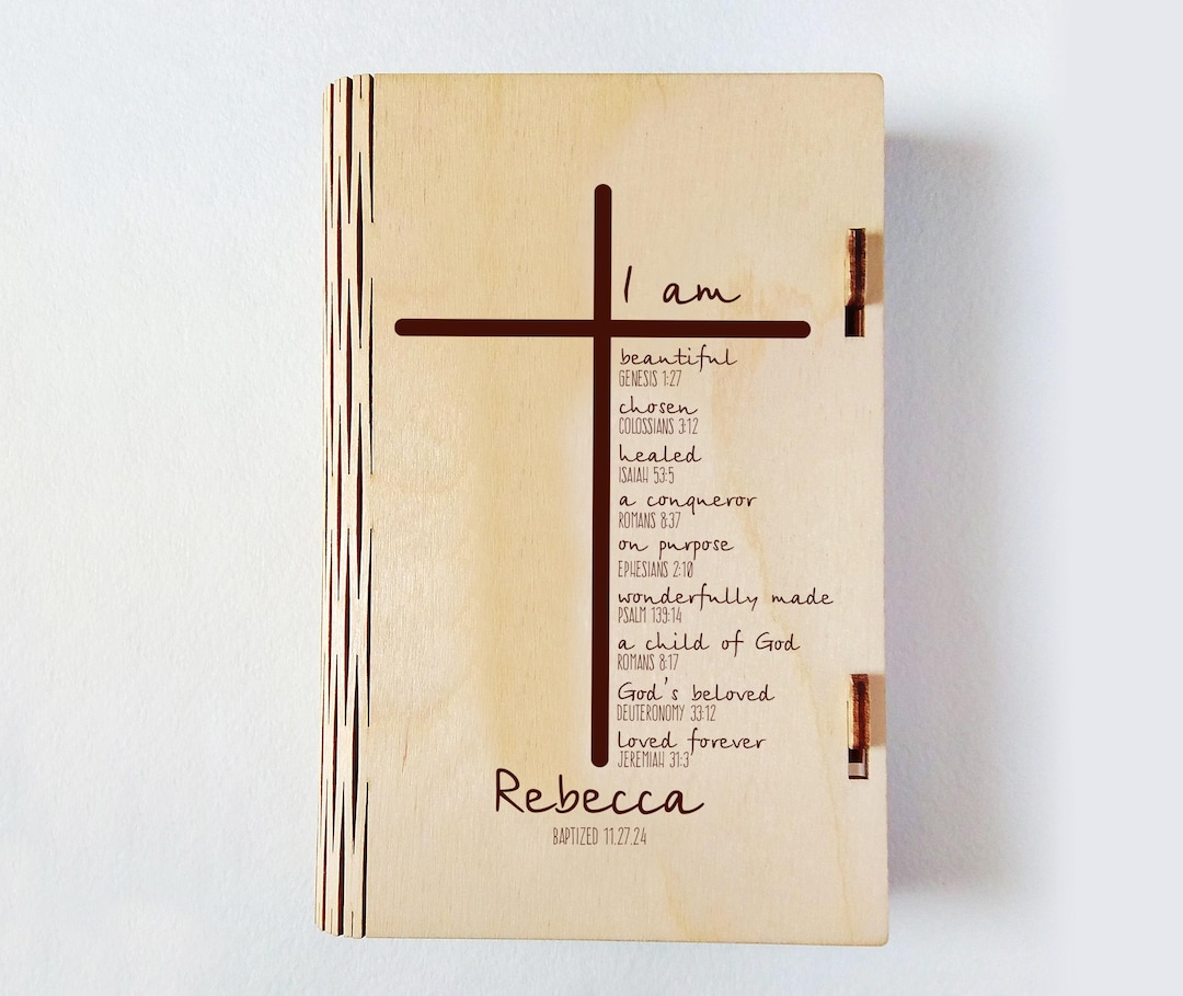 Caja de madera grabada para recuerdos, personalizada, para