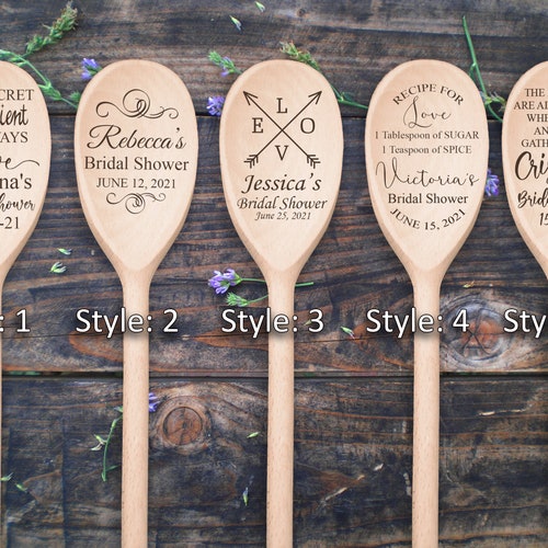 Bulk Order for Wooden Spoons Wedding Shower Bridal Shower Etsy