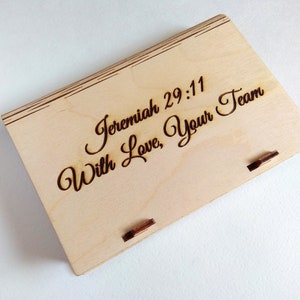 Caja de madera contrachapada con grabado personalizado Caja de almacenamiento de madera contrachapada Caja cortada con láser Caja de baratijas personalizada Caja pequeña con monograma Estuche para joyas Regalo de boda