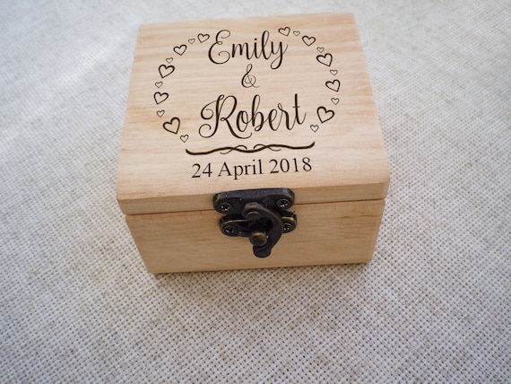custom small wood boxes