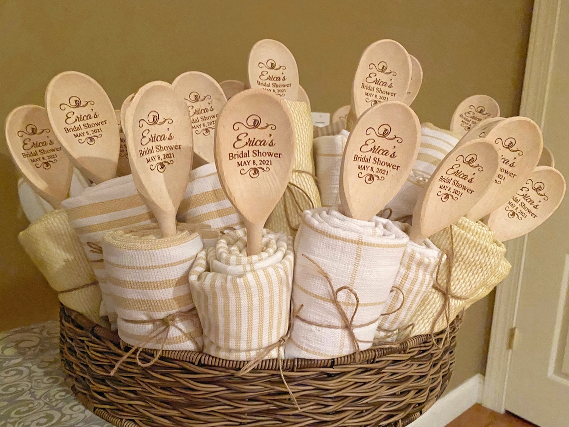 Bridal Shower Favors Spoons Bulk Order for Wooden Spoons | Etsy