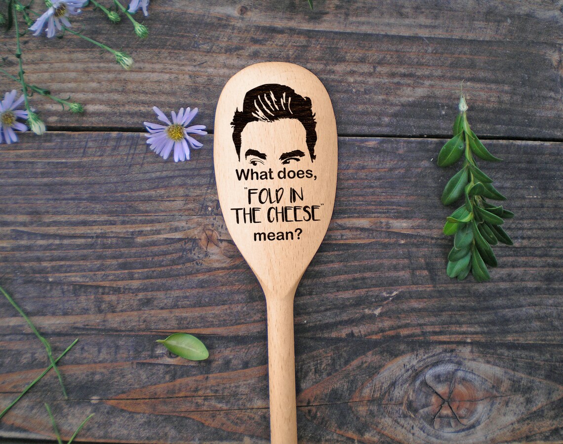 Schitts Creek Spoon Engraved Wood Schitt's Creek Christmas | Etsy