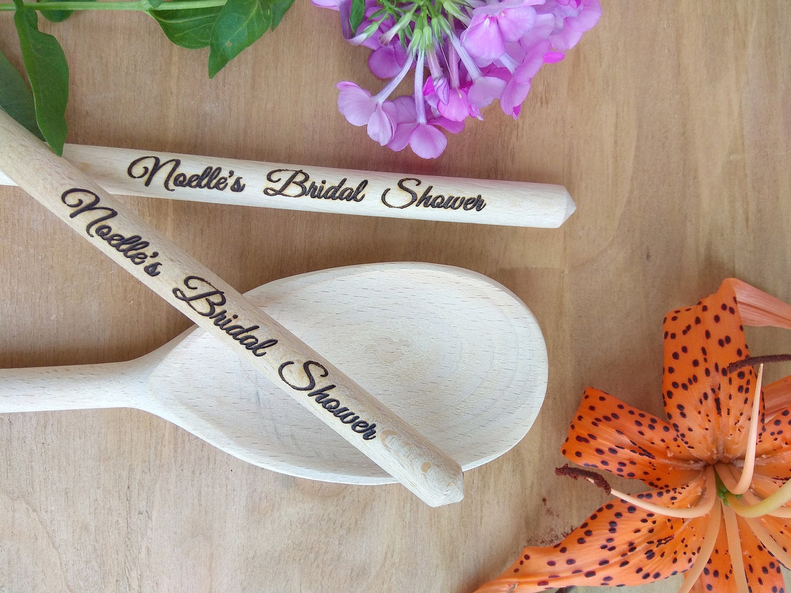 30 Wooden Spoons Personalised Wedding Favor Bridal Shower Gift Etsy