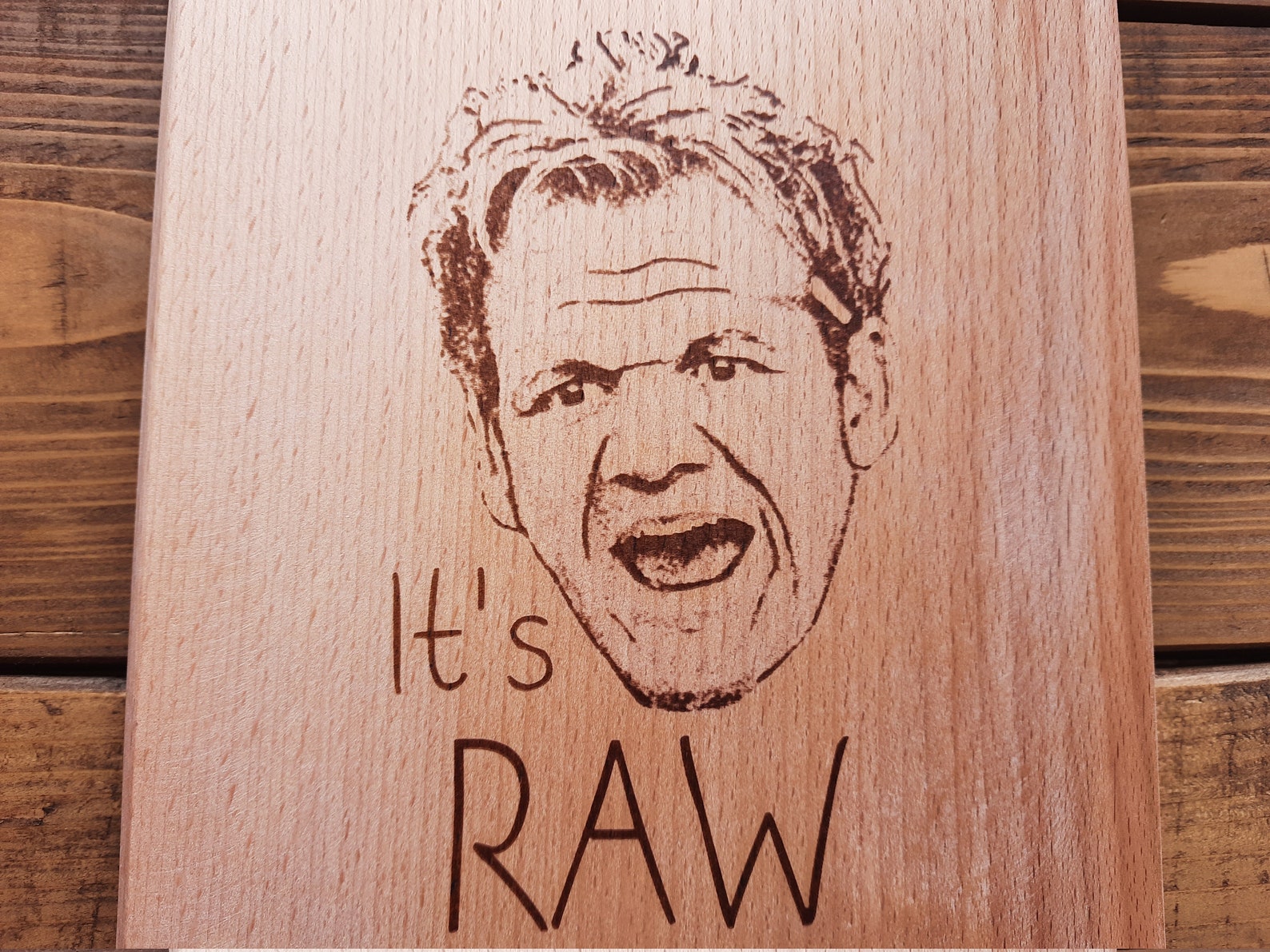 Gordon Ramsay Cutting Board & 3 Spoons Christmas Gift Ultimate Etsy