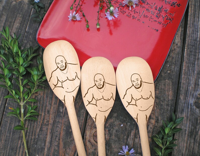 Barry Wood Spoon Engraved Barry Wood Meme Rude Kitchen Utensil | Etsy