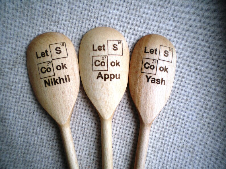 Breaking Bad Spoons Natural Beech Wood Kitchen Cooking Etsy