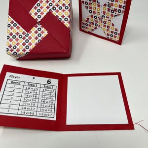 Juego de mesas de bridge único en su tipo, con dos tableros