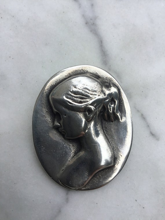 Sterling silver Cameo of Girl