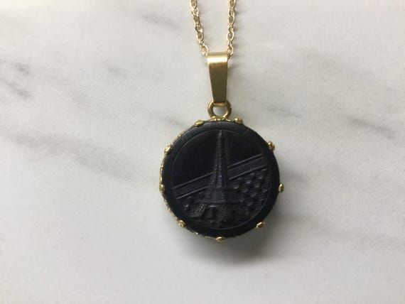 Eiffel Tower, commemorative Victorian picture but… - image 2