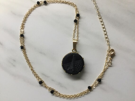 Eiffel Tower, commemorative Victorian picture but… - image 9