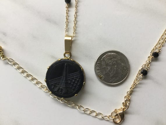 Eiffel Tower, commemorative Victorian picture but… - image 5