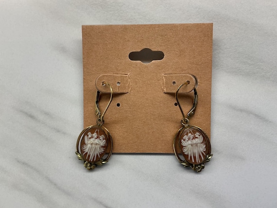 Three Graces Cameo Earrings View 2