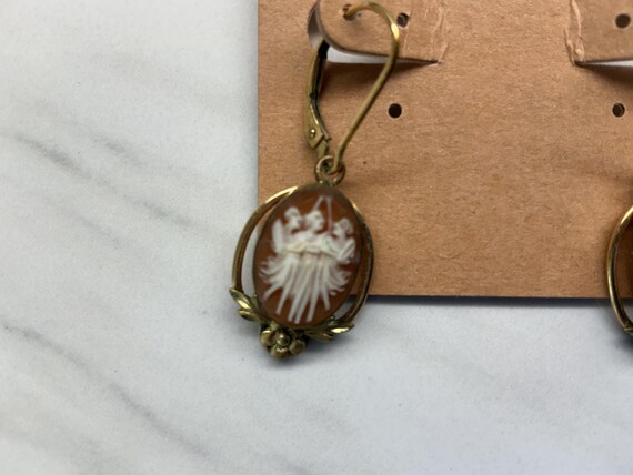 Three Graces Cameo Earrings View 4