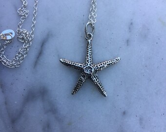 Silver Starfish necklace