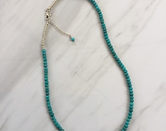 Faceted Turquoise Necklace