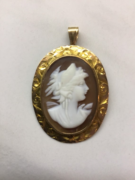 Roman image cameo late 1800’s