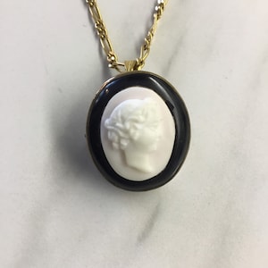 Onyx and Shell Cameo
