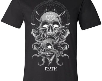 Death Unisex T-Shirt by artist Megan Mushi