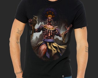 Mictlantecuhtli Men's T-Shirt by artist Carlos Dattoli