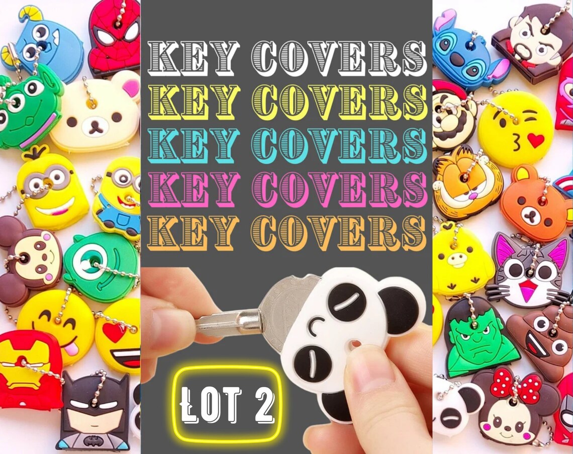 Assorted KEY Cap Covers Fits Most Standard Keys House Etsy
