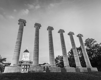 Mizzou Columns, Mizzou Graduation, MU Tigers, University Missouri, Graduation Gift, Mizzou Wall Art, Mizzou Alumni Gift, Mizzou Christmas