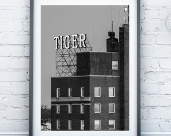 Tiger Hotel in Downtown Columbia Missouri at Sunset, Mizzou, Stephen's College, Columbia College, Photo Print, Gift Idea, Canvas Wall Art