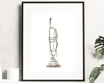 Trumpet Wall Art, Abstract Art, Music Wall Art, Gift for Jazz Music Lover, African American Art, Band Director Gift, Trumpet Player Gift