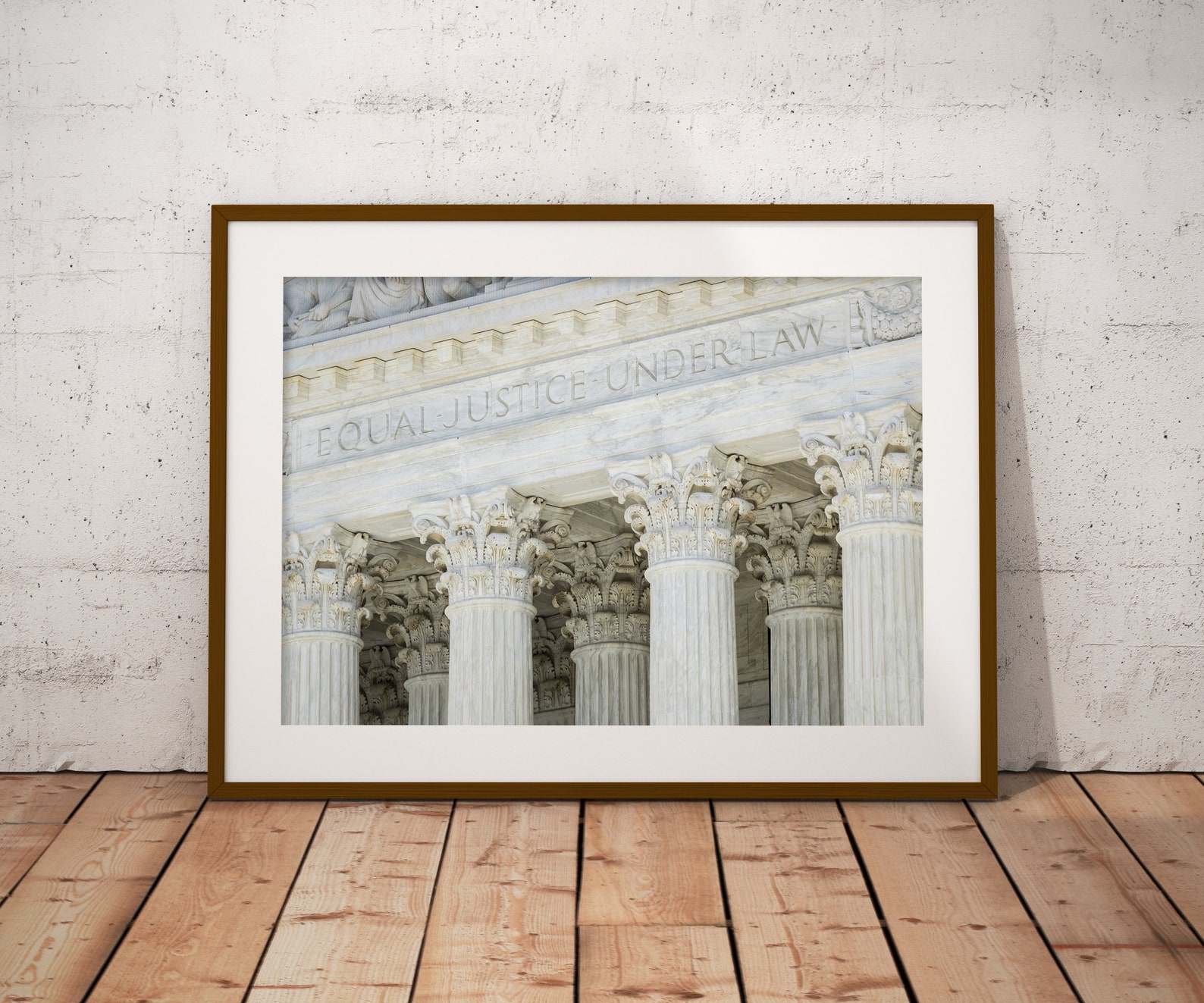 Law Office Decor, Equal Justice Under Law, US Supreme Court Columns ...