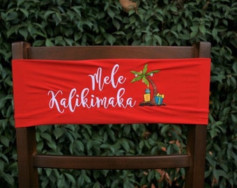 Mele Kalikimaka Chair Bands Set of 2